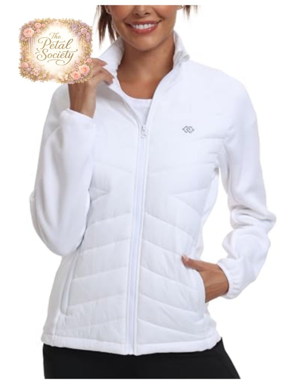 MoFiz Lightweight Insulated Hiking Jacket Fleece Lined Running Jacket